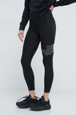 Zdjęcie produktu The North Face legginsy sportowe Flex damskie kolor czarny gładkie NF0A87JTJK31