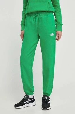 Zdjęcie produktu The North Face spodnie dresowe kolor zielony gładkie NF0A7ZJFPO81