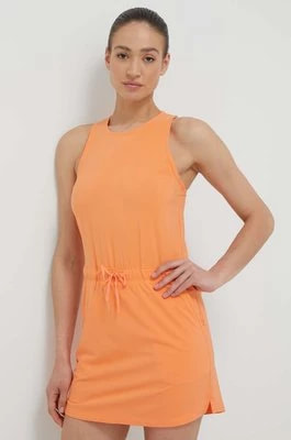 Zdjęcie produktu The North Face sukienka sportowa Never Stop Wearing Adventure kolor pomarańczowy mini prosta