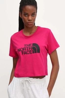 Zdjęcie produktu The North Face t-shirt bawełniany damski kolor różowy NF0A87NAPYI1