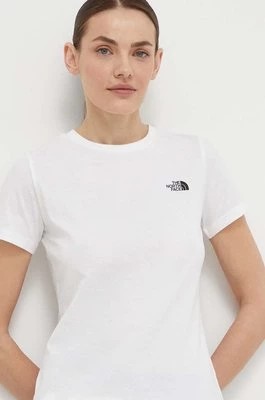 Zdjęcie produktu The North Face t-shirt damski kolor biały NF0A87NHFN41