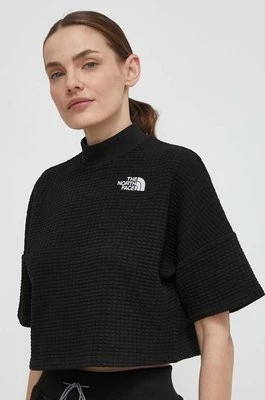 Zdjęcie produktu The North Face t-shirt damski kolor czarny z półgolfem NF0A853XJK31