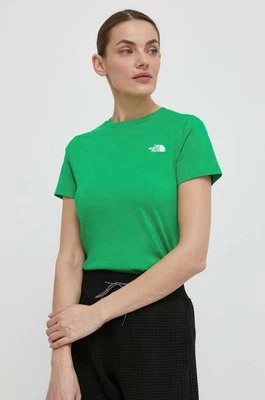 Zdjęcie produktu The North Face t-shirt damski kolor zielony NF0A87NHPO81