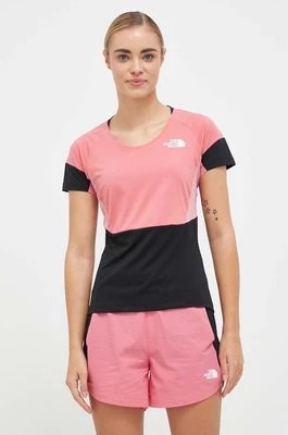Zdjęcie produktu The North Face t-shirt sportowy Bolt Tech kolor różowy