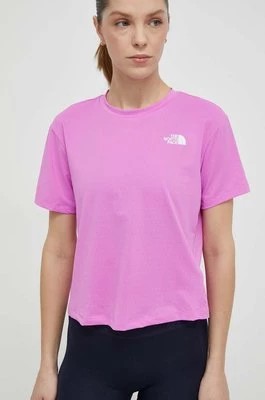 Zdjęcie produktu The North Face t-shirt sportowy Flex Circuit kolor różowy NF0A87JVQIX1