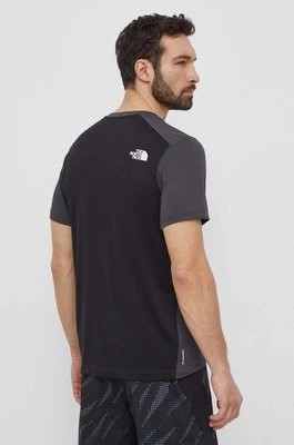 Zdjęcie produktu The North Face t-shirt sportowy kolor szary wzorzysty NF0A825OMN81