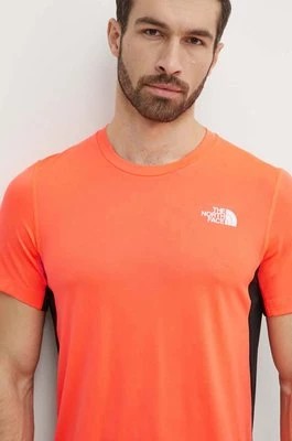Zdjęcie produktu The North Face t-shirt sportowy Lightbright kolor pomarańczowy wzorzysty NF0A825OTNI1