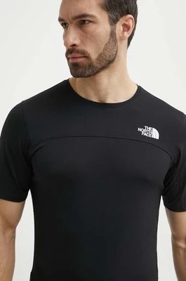Zdjęcie produktu The North Face t-shirt sportowy Sunriser kolor czarny gładki NF0A84KNJK31
