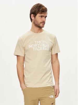 Zdjęcie produktu The North Face T-Shirt Woodcut Dome NF0A87NX Beżowy Regular Fit