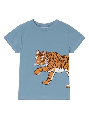 Zdjęcie produktu THE STRIPED CAT Koszulka w kolorze niebiesko-jasnobrązowym rozmiar: 146/152