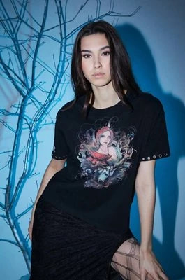 Zdjęcie produktu The Witcher x Medicine t-shirt bawełniany damski kolor czarny
