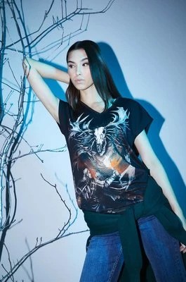 Zdjęcie produktu The Witcher x Medicine t-shirt bawełniany damski kolor czarny