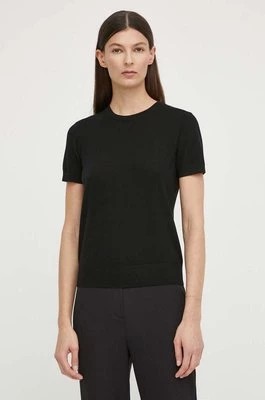 Zdjęcie produktu Theory sweter wełniany damski kolor czarny lekki