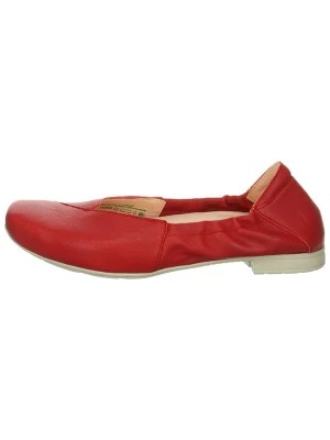 Zdjęcie produktu Think! Skórzane baleriny "Gaudi" w kolorze czerwonym rozmiar: 40