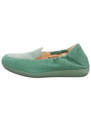 Zdjęcie produktu Think! Skórzane slippersy w kolorze zielonym rozmiar: 40