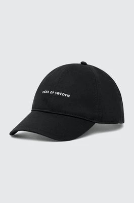 Zdjęcie produktu Tiger Of Sweden czapka z daszkiem bawełniana Hent kolor czarny z aplikacją T72351001
