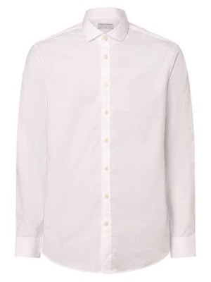 Zdjęcie produktu Tiger of Sweden Koszula męska - Filliam Mężczyźni Slim Fit Bawełna biały jednolity,