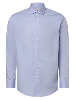 Zdjęcie produktu Tiger of Sweden Koszula męska - Filliam Mężczyźni Slim Fit Bawełna niebieski jednolity,