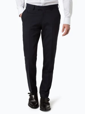 Zdjęcie produktu Tiger of Sweden Męskie spodnie od garnituru modułowego Mężczyźni Regular Fit Wełna niebieski jednolity,