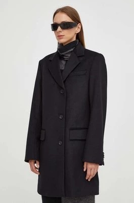 Zdjęcie produktu Tiger Of Sweden płaszcz wełniany kolor czarny przejściowy