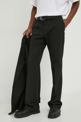 Zdjęcie produktu Tiger Of Sweden spodnie z domieszką wełny Trae kolor czarny proste T72171005