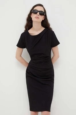 Zdjęcie produktu Tiger Of Sweden sukienka kolor czarny mini dopasowana