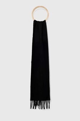 Zdjęcie produktu Tiger Of Sweden szalik wełniany kolor czarny gładki