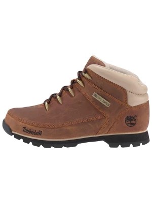 Zdjęcie produktu Timberland Skórzane buty trekkingowe "Euro Sprint" w kolorze brązowo-beżowym rozmiar: 42