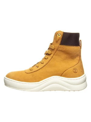 Zdjęcie produktu Timberland Skórzane sneakersy "Ruby Ann" w kolorze jasnobrązowym rozmiar: 35,5