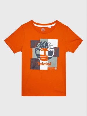 Zdjęcie produktu Timberland T-Shirt T25T80 S Pomarańczowy Regular Fit