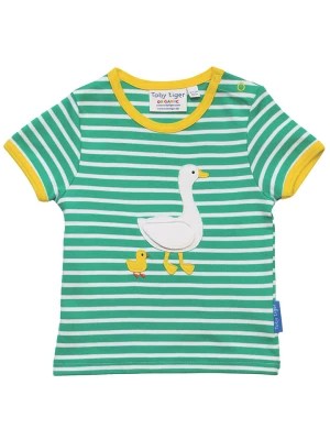 Zdjęcie produktu Toby Tiger Koszulka w kolorze żółto-zielono-białym rozmiar: 116