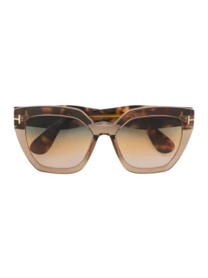 Zdjęcie produktu Tom Ford, Brązowe/Hawana Okulary przeciwsłoneczne Brown, female,