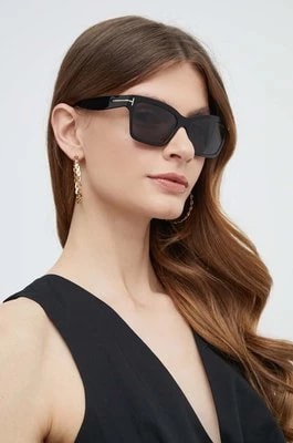 Zdjęcie produktu Tom Ford okulary przeciwsłoneczne damskie kolor czarny FT1085_5401A