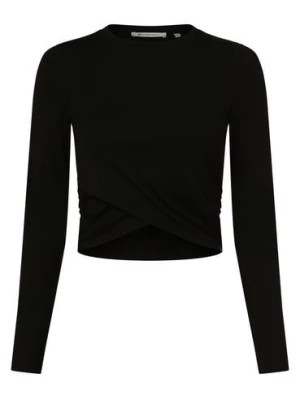 Zdjęcie produktu Tom Tailor Denim Damska koszulka z długim rękawem Kobiety Bawełna czarny jednolity,