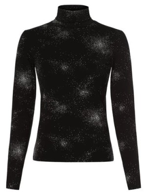 Zdjęcie produktu Tom Tailor Denim Damska koszulka z długim rękawem Kobiety wiskoza czarny wzorzysty,