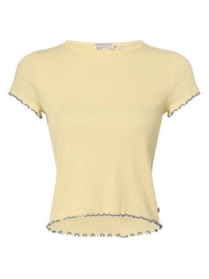Zdjęcie produktu Tom Tailor Denim Koszulka damska Kobiety Bawełna żółty jednolity,
