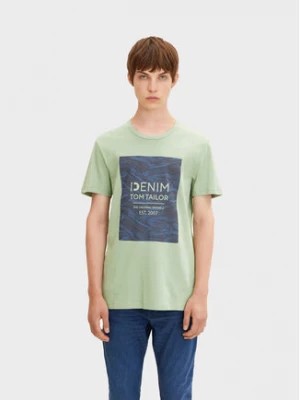 Zdjęcie produktu Tom Tailor Denim T-Shirt 1033036 Zielony Regular Fit