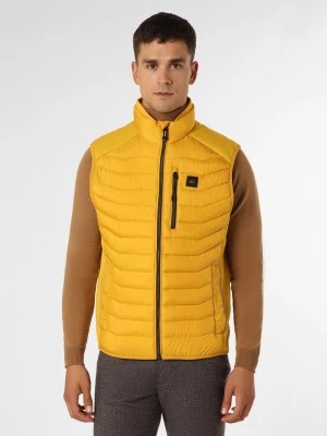 Zdjęcie produktu Tom Tailor Męska kamizelka pikowana Mężczyźni żółty jednolity,