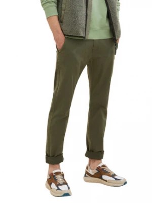 Zdjęcie produktu Tom Tailor Spodnie materiałowe 1033877 Zielony Regular Fit