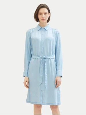 Zdjęcie produktu Tom Tailor Sukienka koszulowa 1040366 Błękitny Regular Fit
