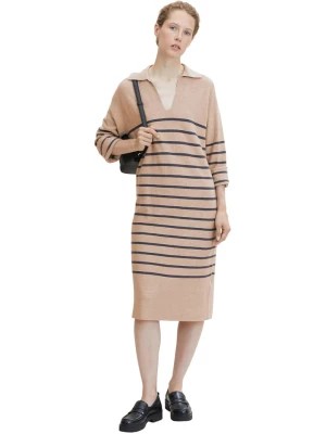 Zdjęcie produktu Tom Tailor Sukienka w kolorze beżowym rozmiar: 42