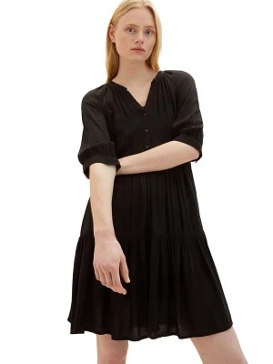 Zdjęcie produktu Tom Tailor Sukienka w kolorze czarnym rozmiar: M