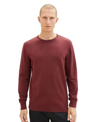 Zdjęcie produktu Tom Tailor Sweter w kolorze bordowym rozmiar: XL