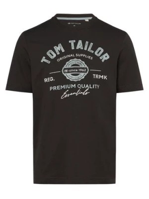 Zdjęcie produktu Tom Tailor T-shirt męski Mężczyźni Bawełna szary nadruk,