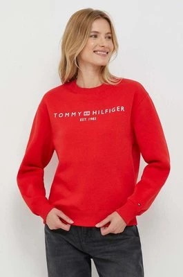 Zdjęcie produktu Tommy Hilfiger bluza damska kolor czerwony WW0WW39791