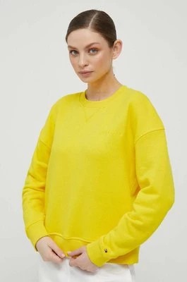 Zdjęcie produktu Tommy Hilfiger bluza damska kolor żółty gładka