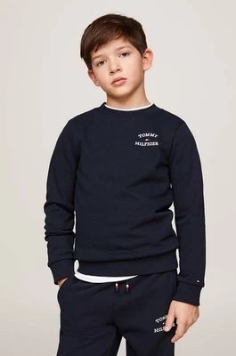 Zdjęcie produktu Tommy Hilfiger bluza dziecięca kolor czarny z nadrukiem