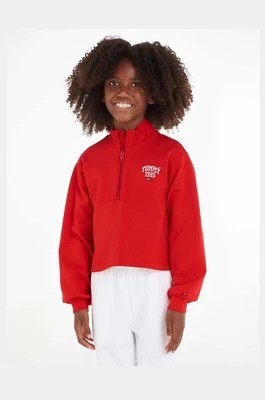 Zdjęcie produktu Tommy Hilfiger bluza dziecięca kolor czerwony z aplikacją