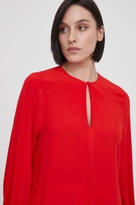 Zdjęcie produktu Tommy Hilfiger bluzka damska kolor czerwony gładka WW0WW41835
