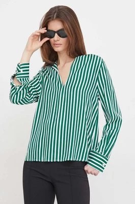 Zdjęcie produktu Tommy Hilfiger bluzka damska kolor zielony wzorzysta WW0WW41387